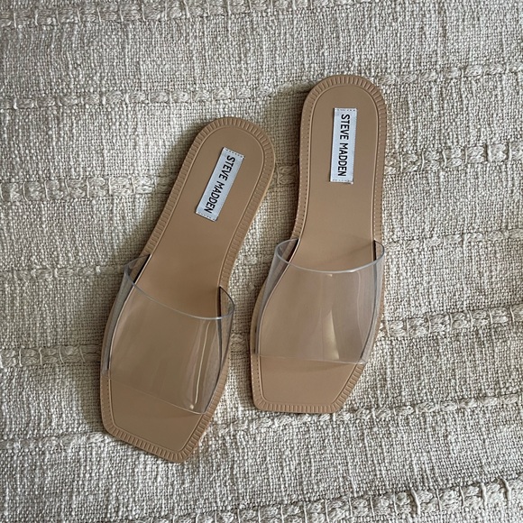 Steve Madden Shoes - Cute Clear Steve Madden Sandals 8